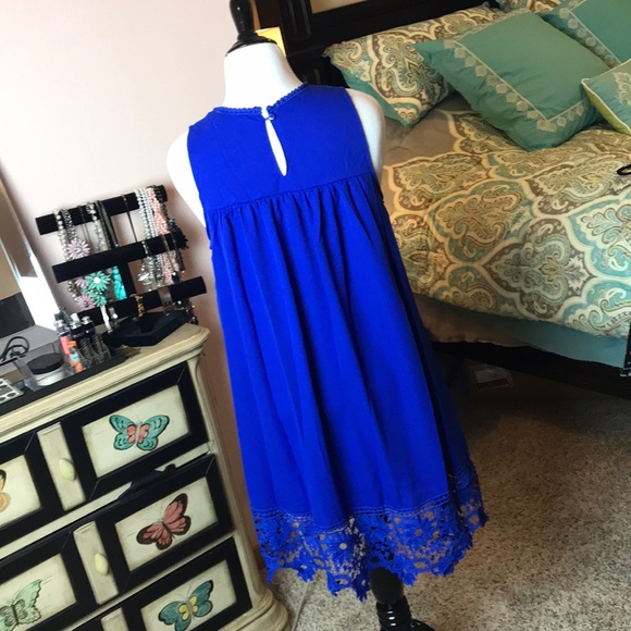 XJF•MC Lace Shirt Dress - Picture 2 of 7